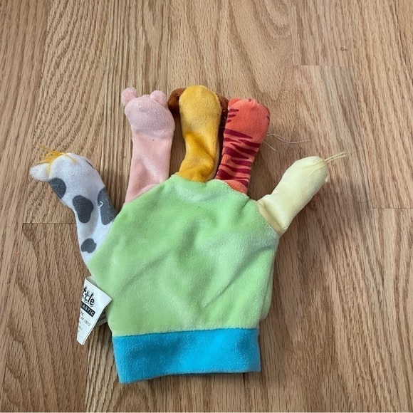 Vintage Old Macdonald Finger Puppet Board Book Kids Toy Reading Learning Baby - Picture 5 of 5